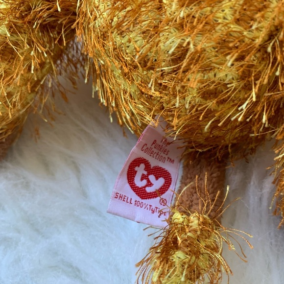 TY 2003 Punkies Treetop The Giraffe Bean Bag Stuffed Animal Toy - Picture 6 of 6